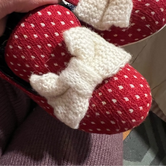 Irregular Choice Red Polka Dot Bow Pumps Retro Vintage Lucite Heel Holiday Cheer - Picture 7 of 9